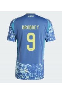 Ajax Brian Brobbey #9 Voetbaltruitje Uit tenue 2024-25 Korte Mouw